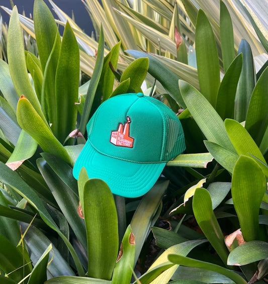 Green Machine Flourish Factory Trucker Hat
